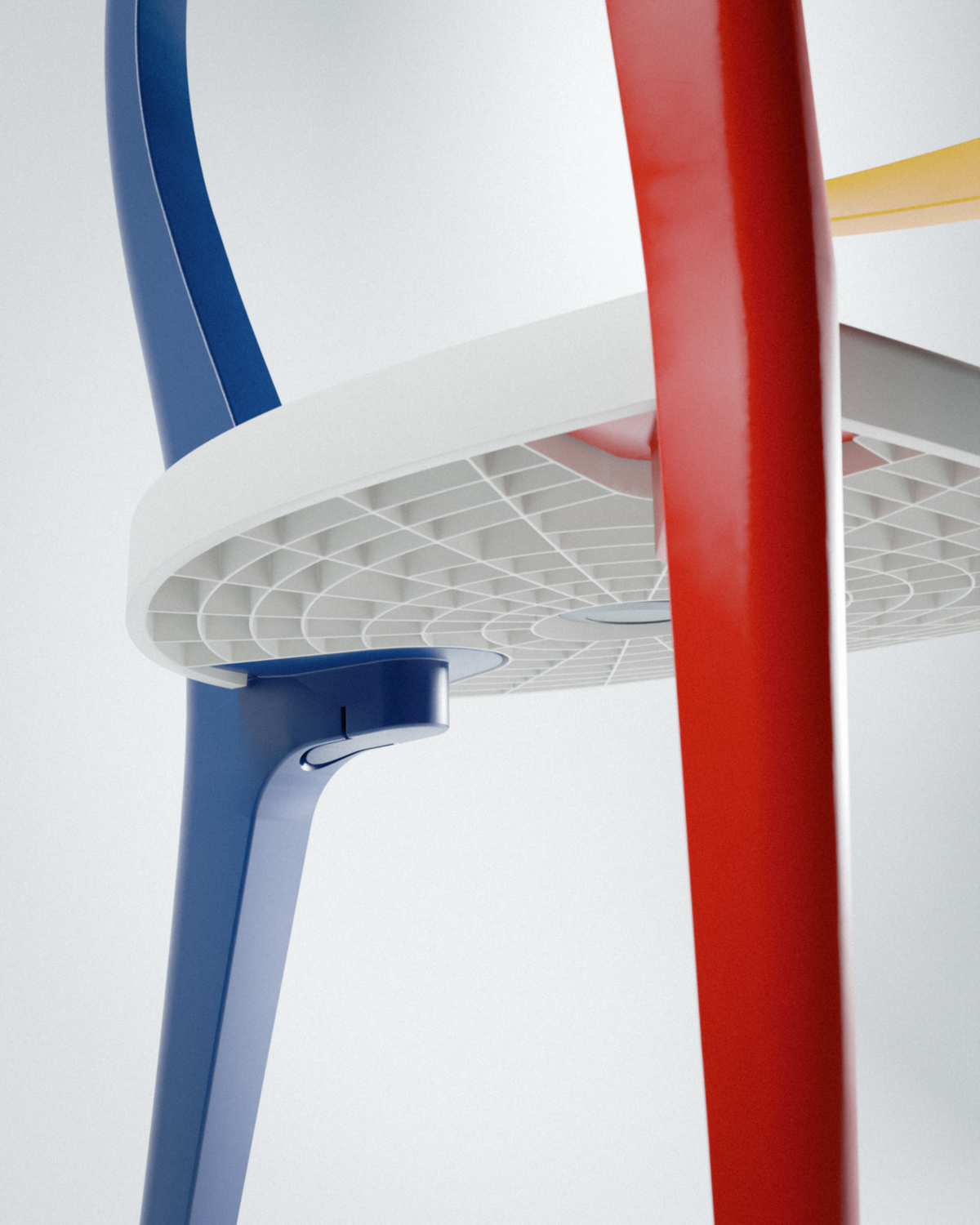 Chaise Beluga Mondrian